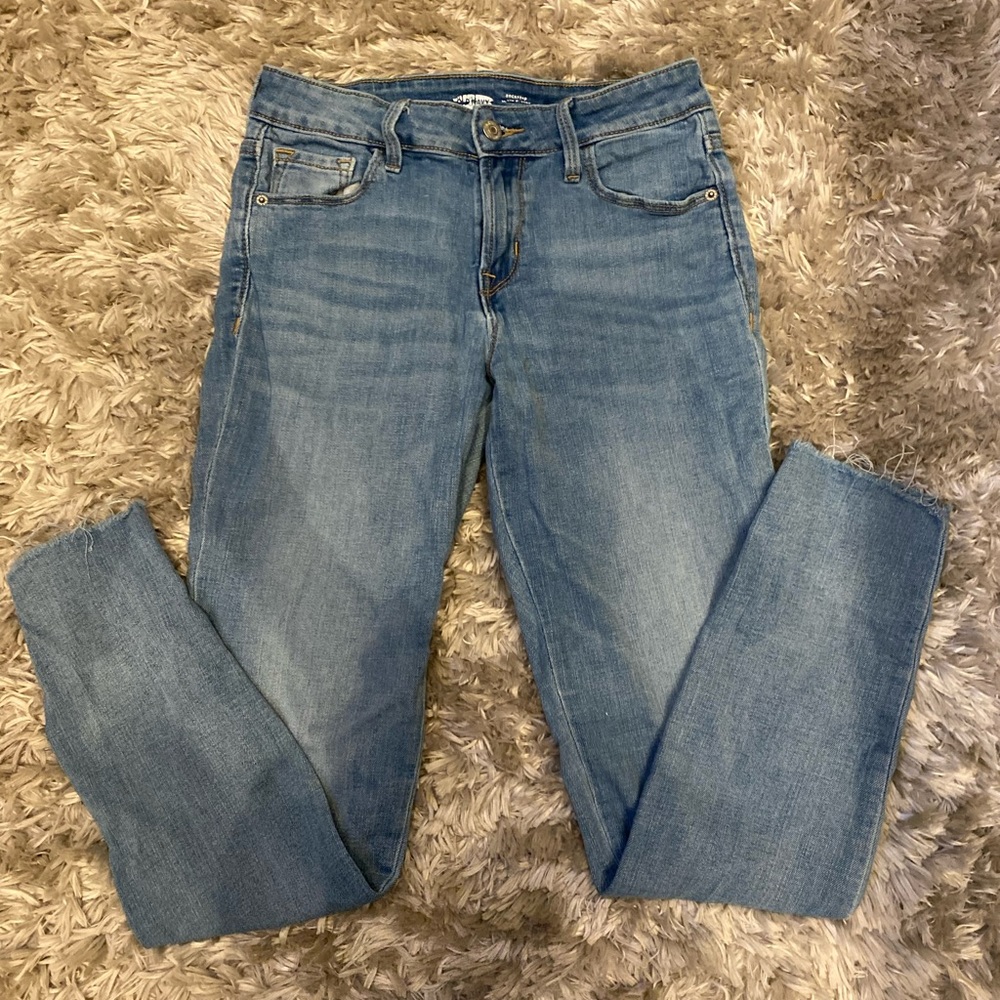 old navy mid riser jeans
